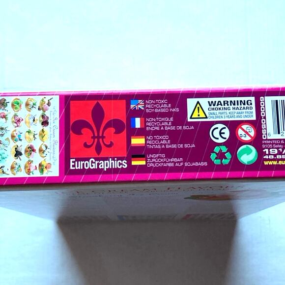 Eurographics 1000 Piece Jigsaw Puzzle: Ice Cream Flavors - Pre-Owned - Picture 5 of 8